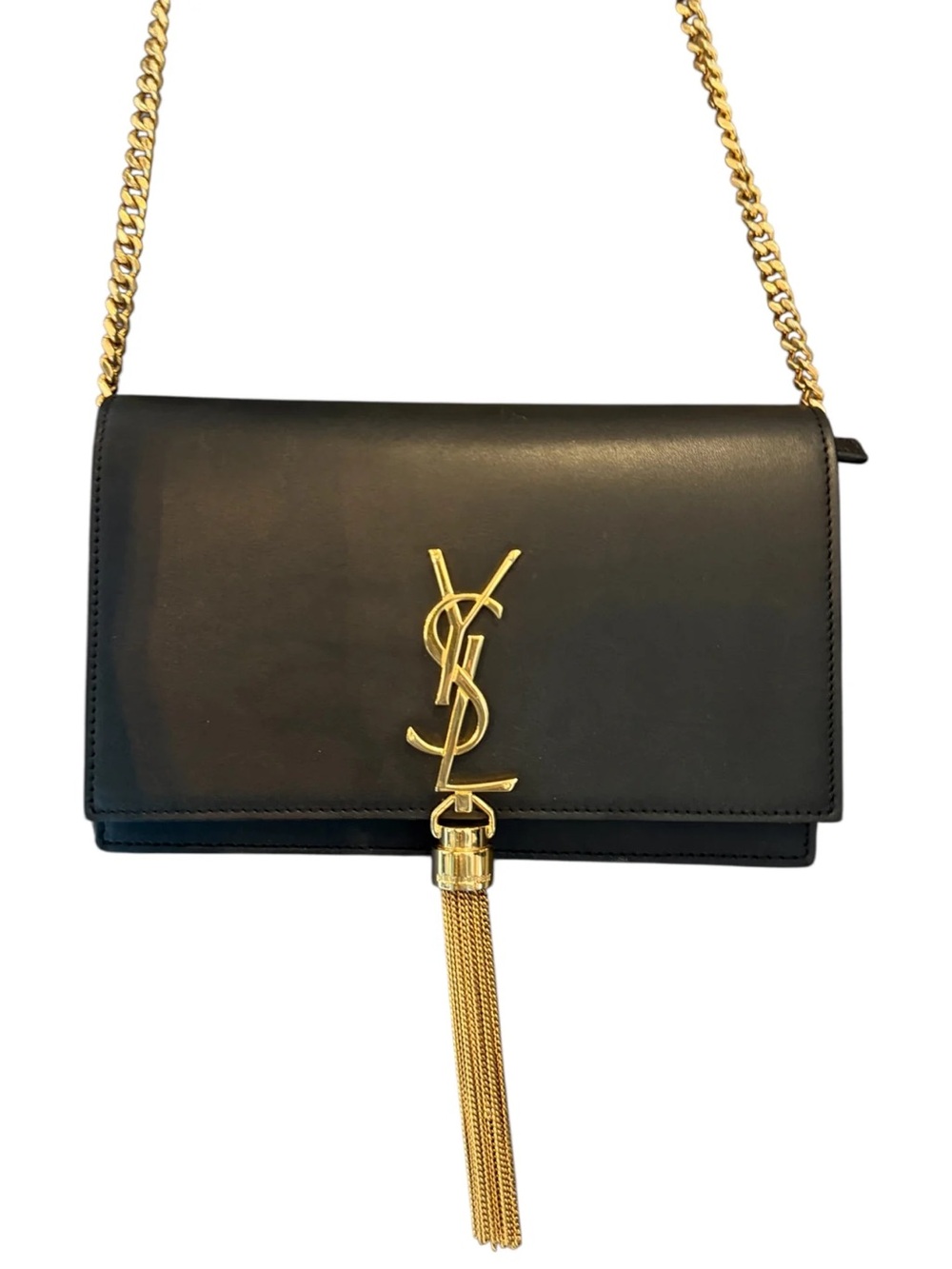 Saint Laurent Classic Monogram Tassel Crossbody Bag Medium